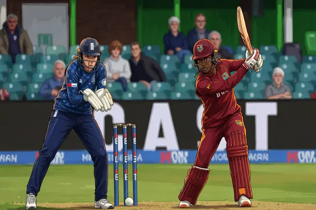Hodge leads WI's progress on truncated first day